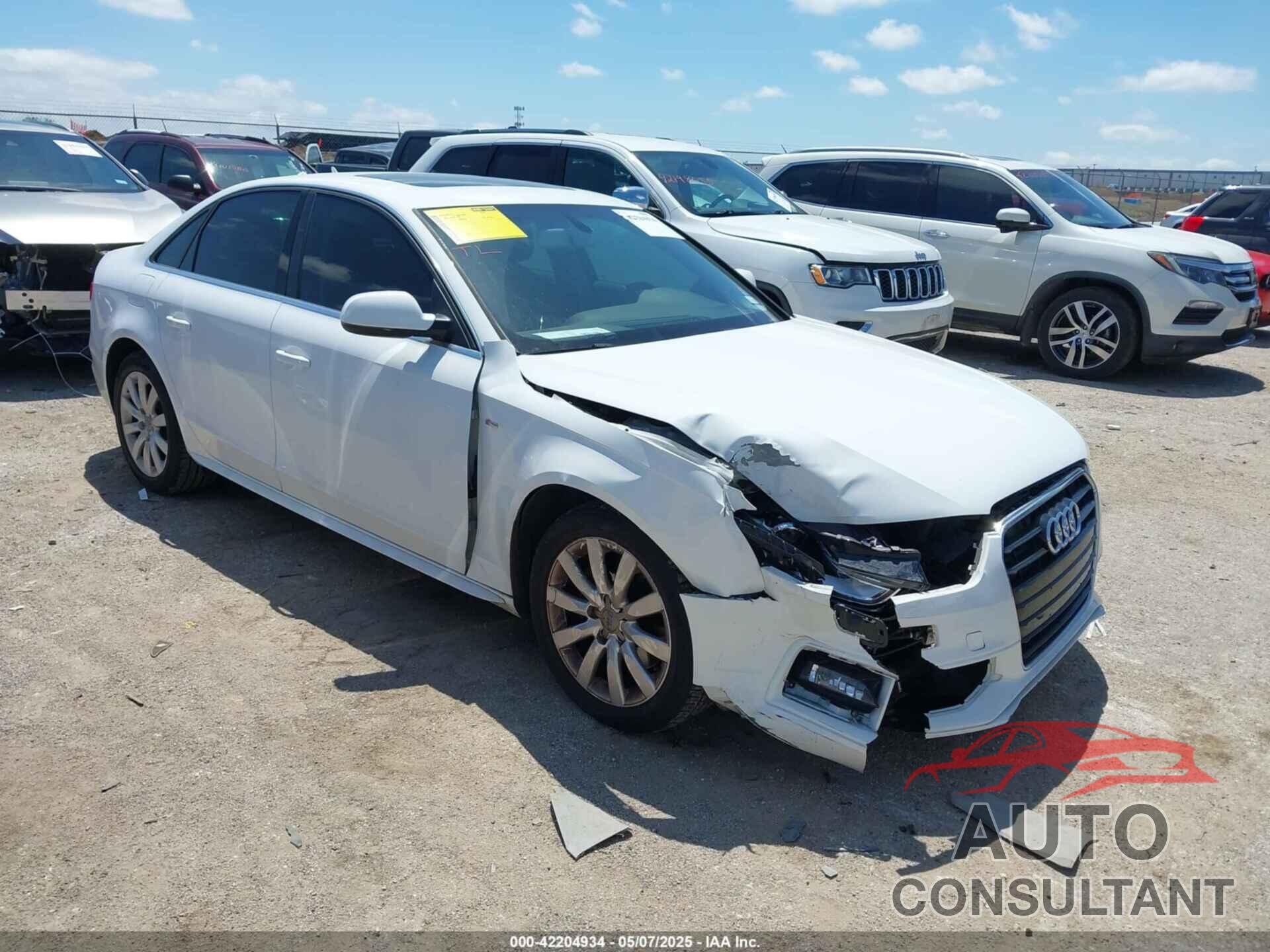 AUDI A4 2015 - WAUAFAFL3FA074572