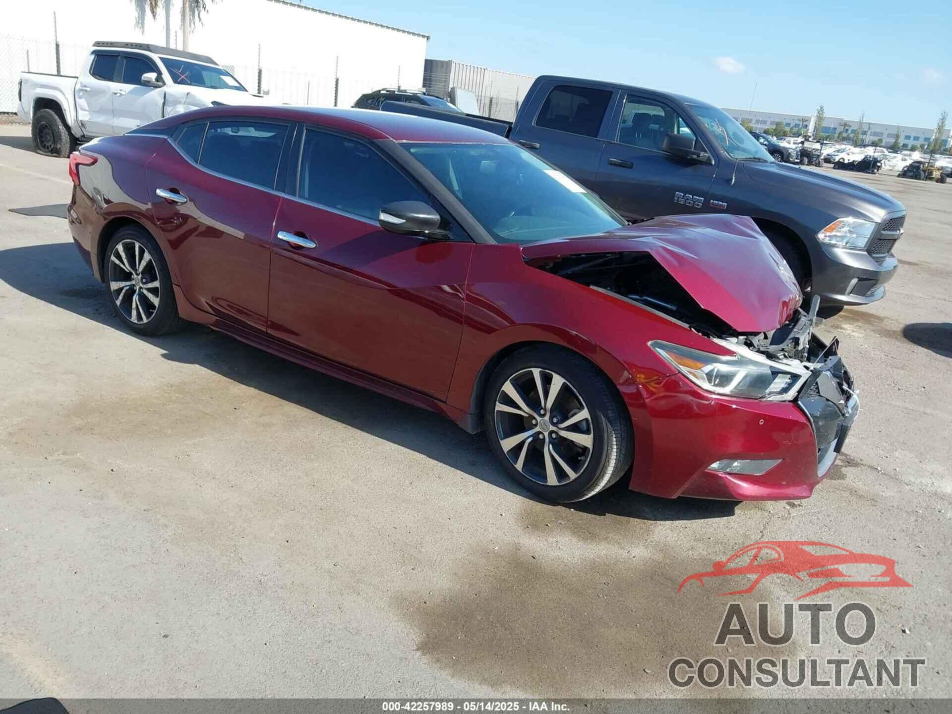 NISSAN MAXIMA 2017 - 1N4AA6AP9HC414670