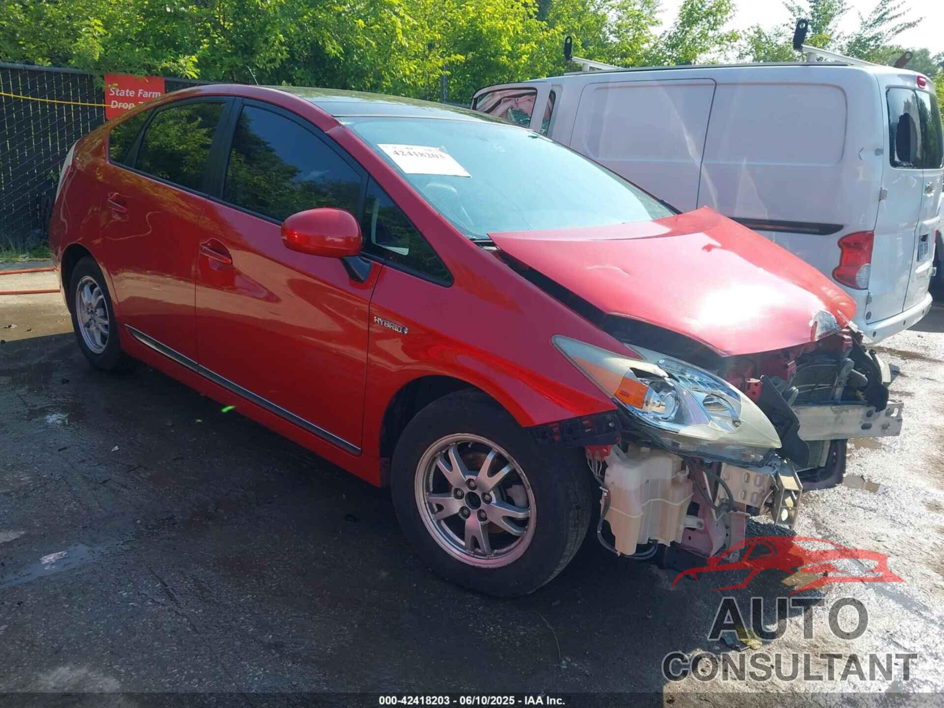 TOYOTA PRIUS 2010 - JTDKN3DU8A0219525