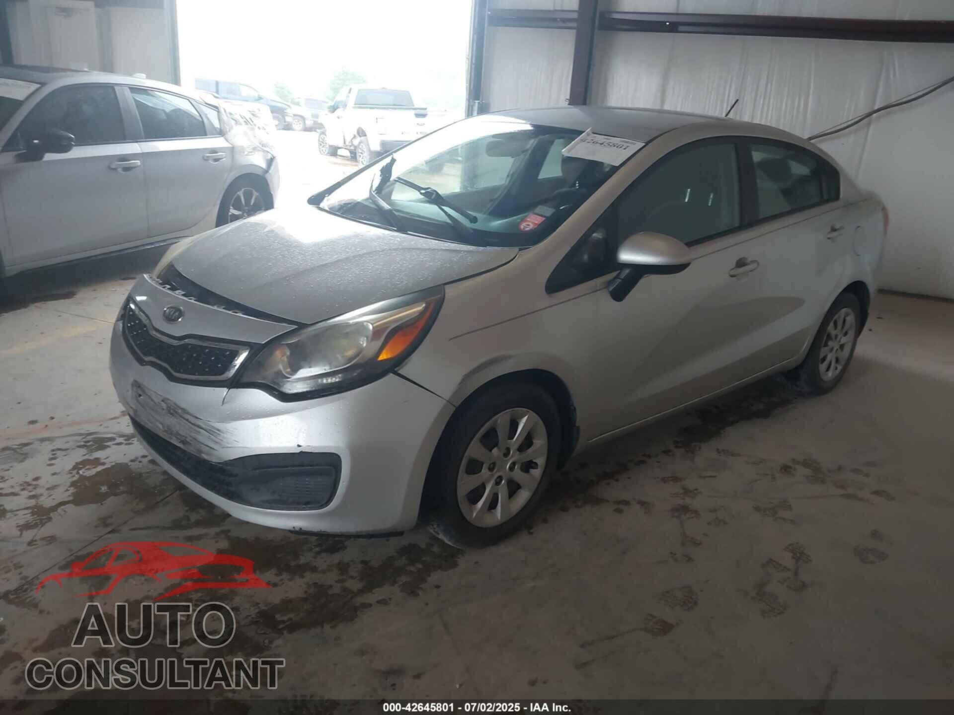 KIA RIO 2012 - KNADN4A32C6091063