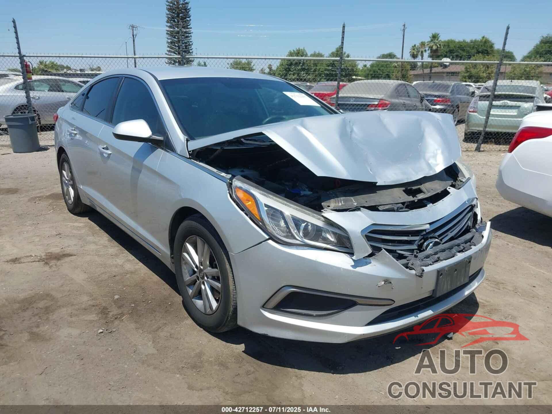 HYUNDAI SONATA 2017 - 5NPE24AFXHH574971