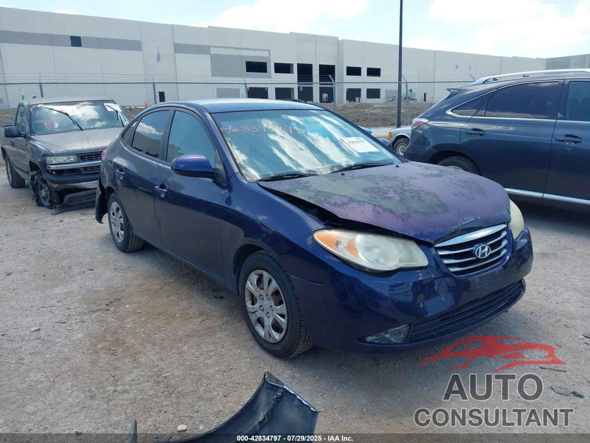 HYUNDAI ELANTRA 2010 - KMHDU4AD8AU022736