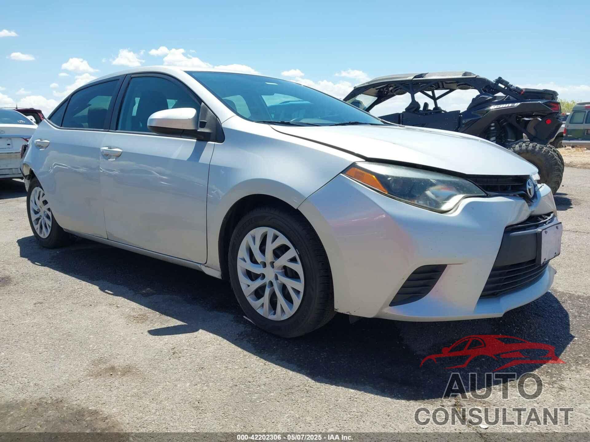 TOYOTA COROLLA 2014 - 5YFBURHE7EP035682