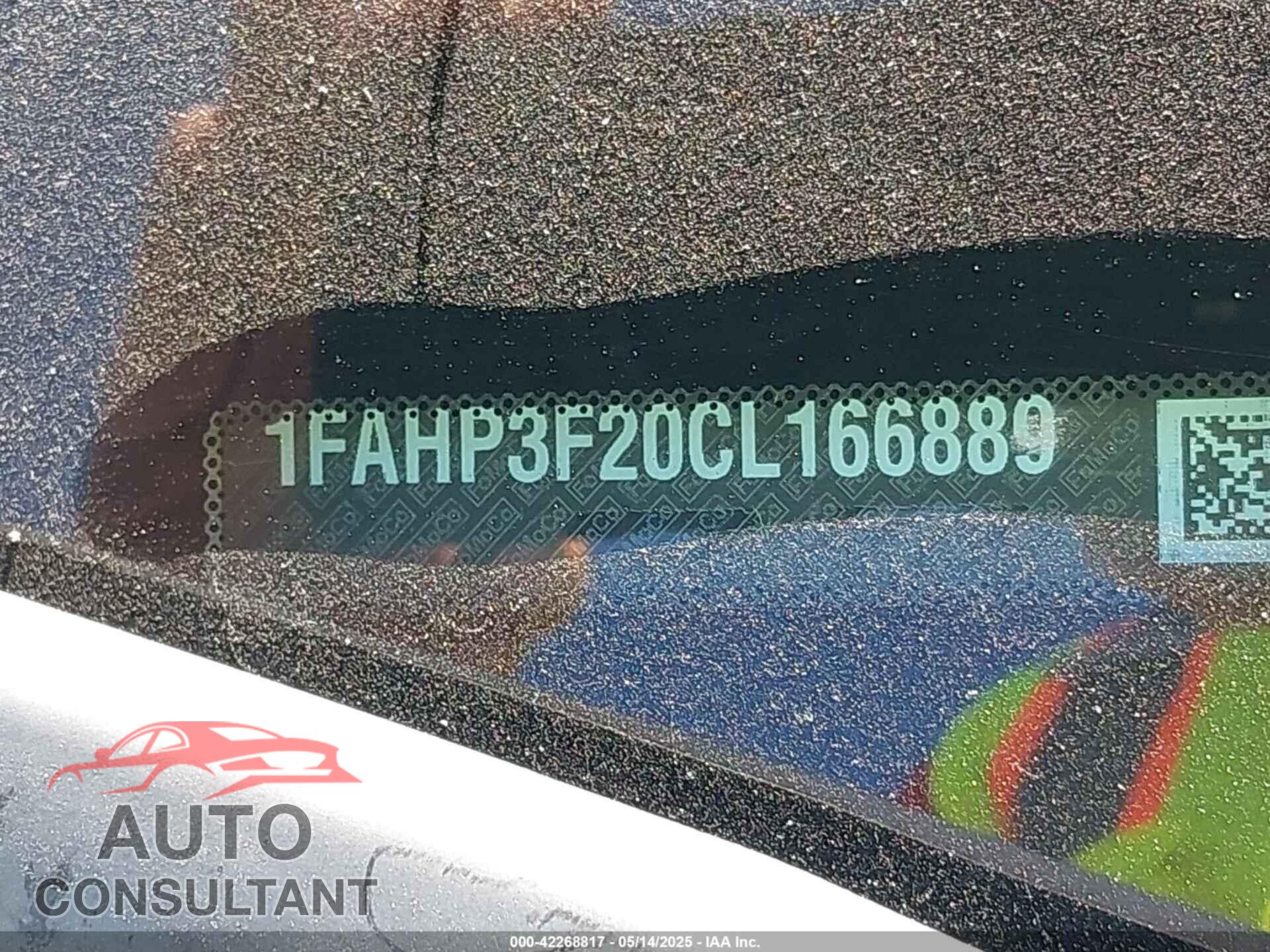 FORD FOCUS 2012 - 1FAHP3F20CL166889