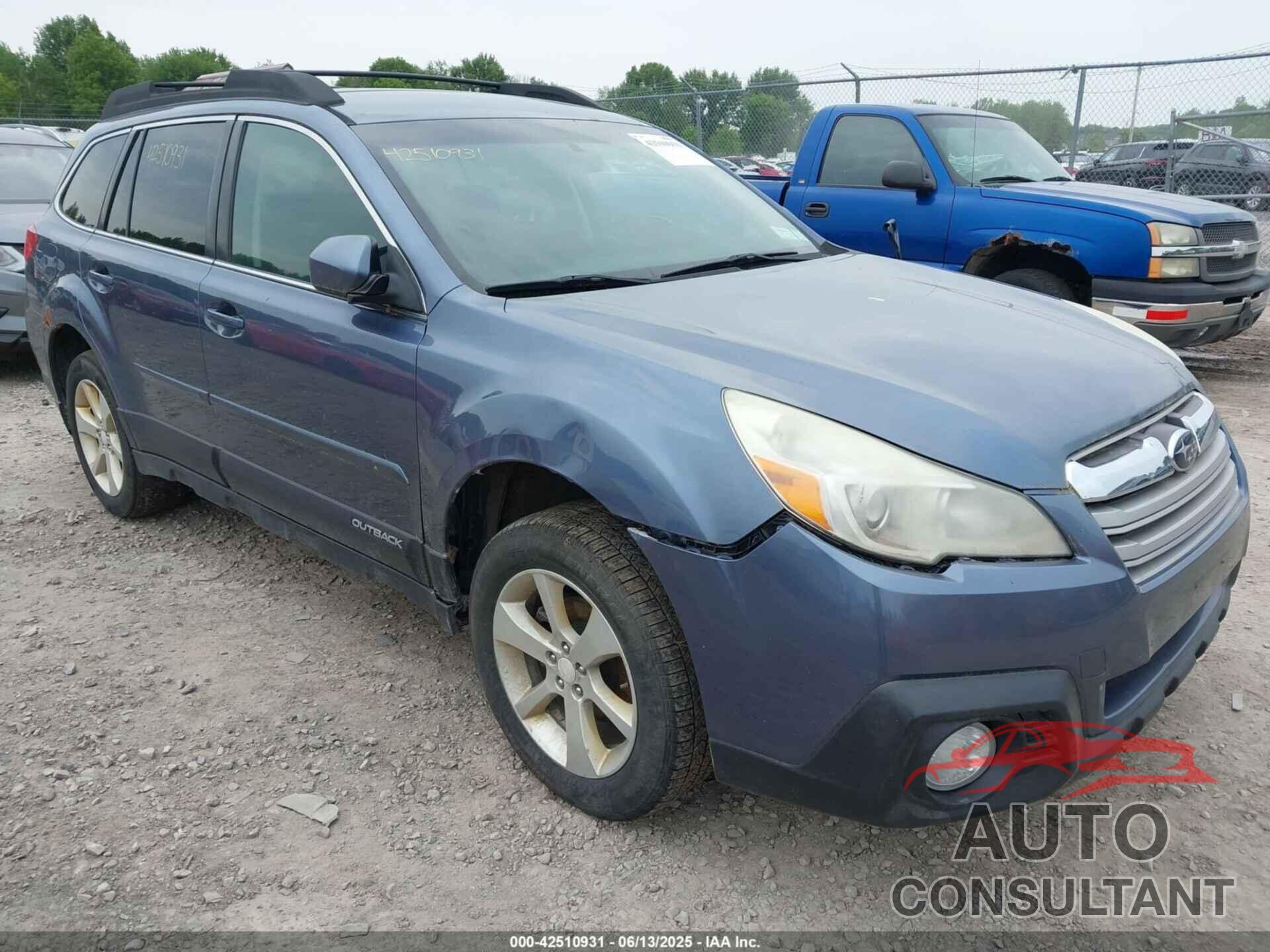SUBARU OUTBACK 2014 - 4S4BRBCCXE3285677