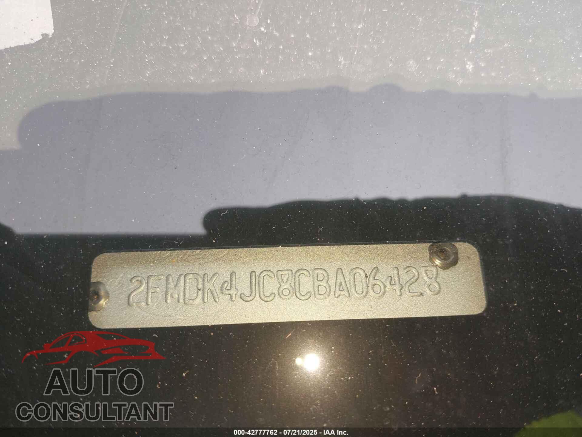 FORD EDGE 2012 - 2FMDK4JC8CBA06428
