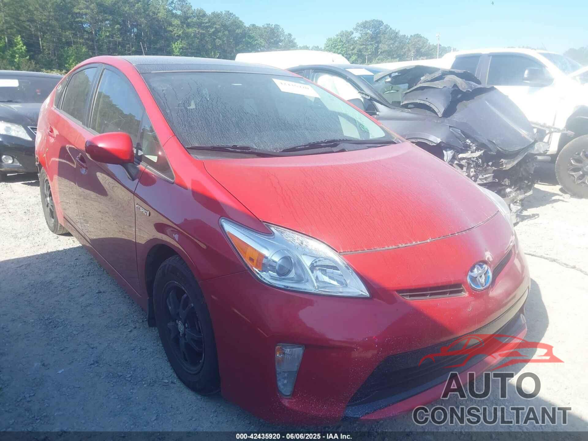 TOYOTA PRIUS 2012 - JTDKN3DU3C5442450
