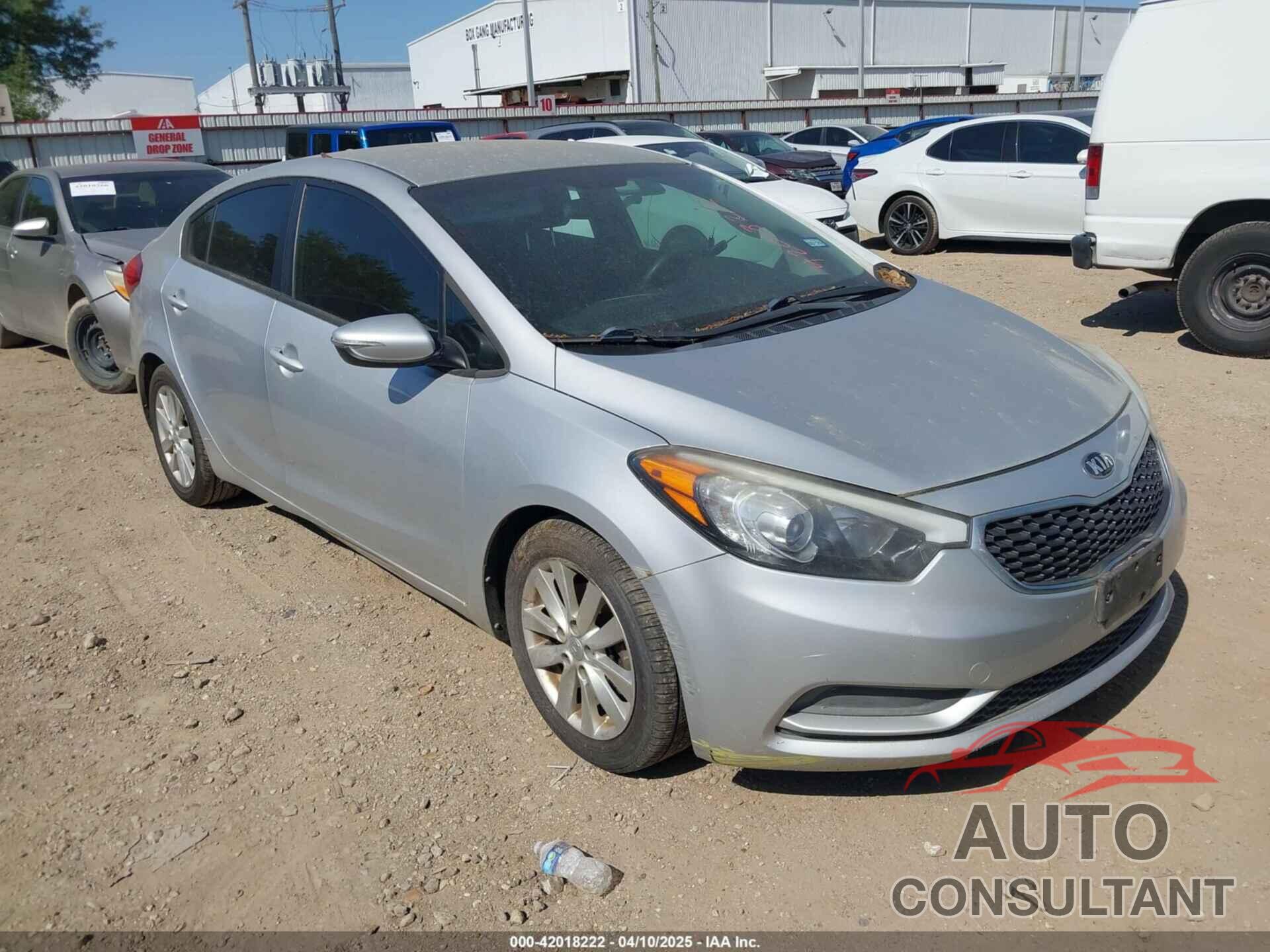 KIA FORTE 2015 - KNAFX4A63F5381626