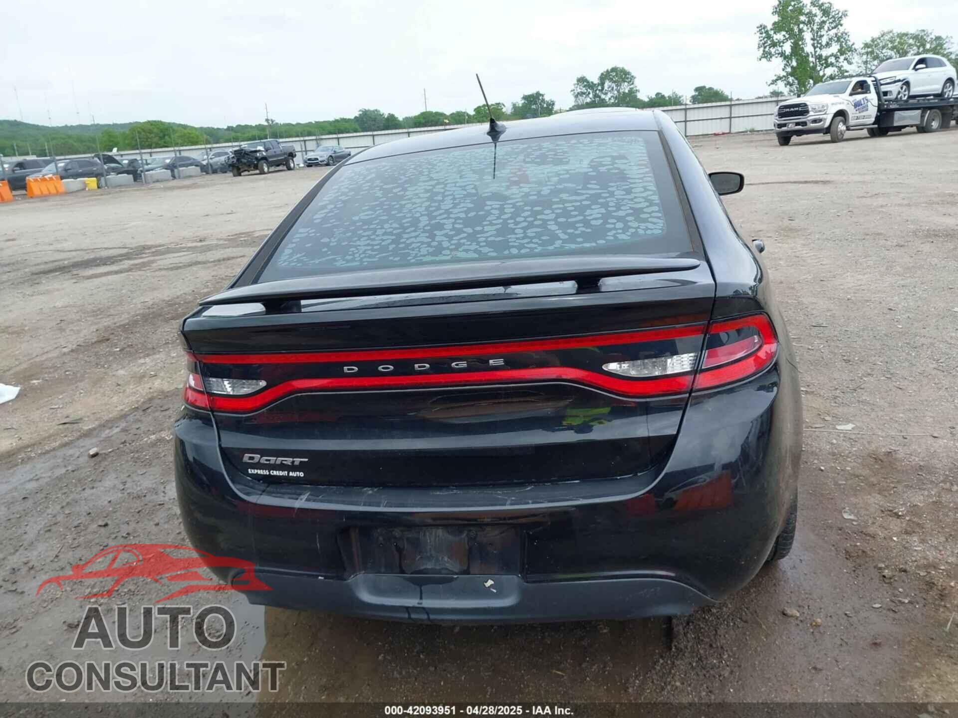 DODGE DART 2015 - 1C3CDFAA3FD378329