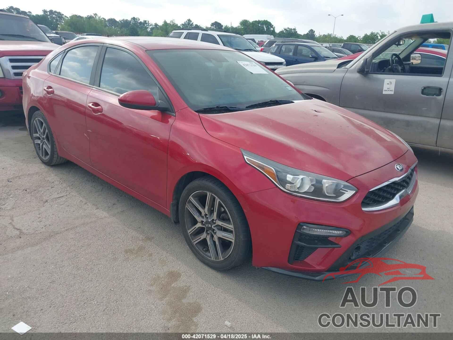 KIA FORTE 2019 - 3KPF34AD8KE042257