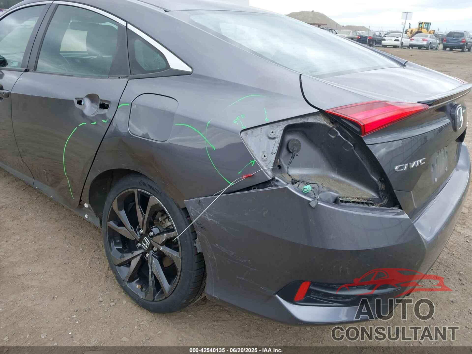 HONDA CIVIC 2019 - 2HGFC2F89KH500846