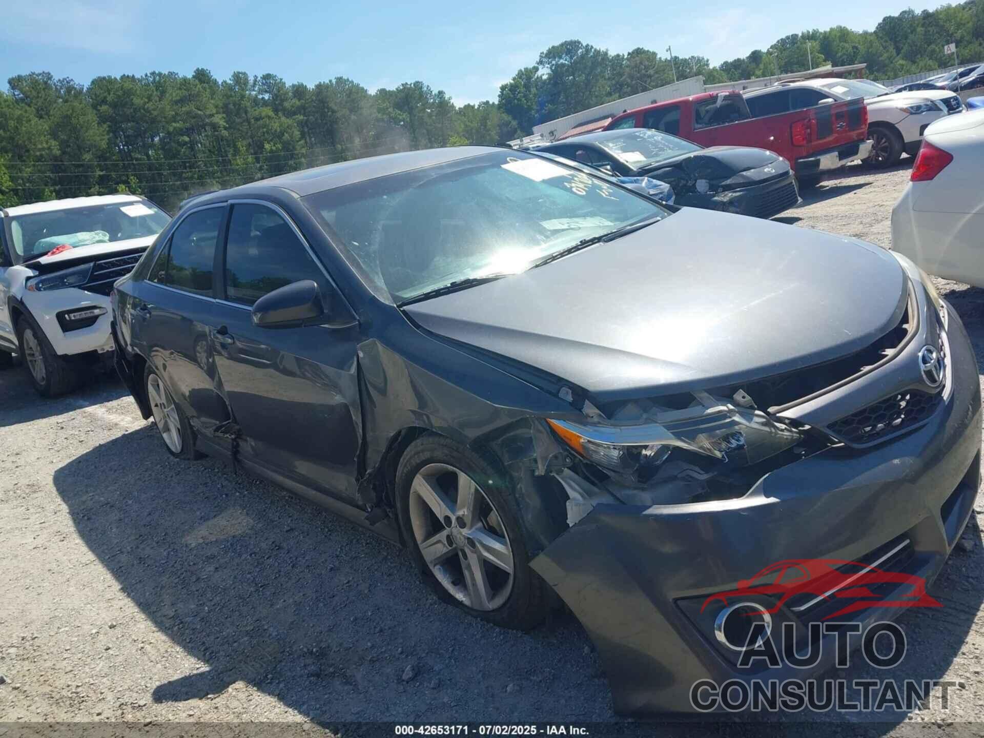TOYOTA CAMRY 2012 - 4T1BF1FK0CU034700
