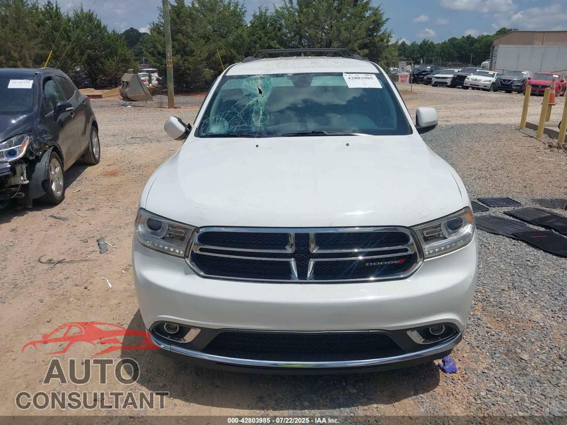 DODGE DURANGO 2016 - 1C4RDJDG4GC374841
