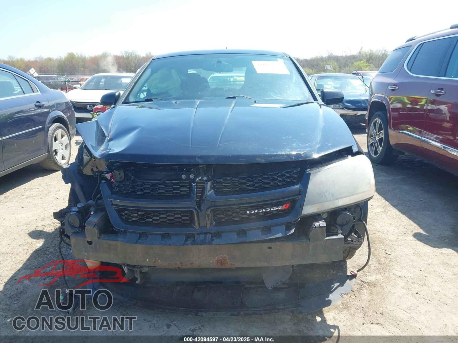 DODGE AVENGER 2013 - 1C3CDZCB0DN620279