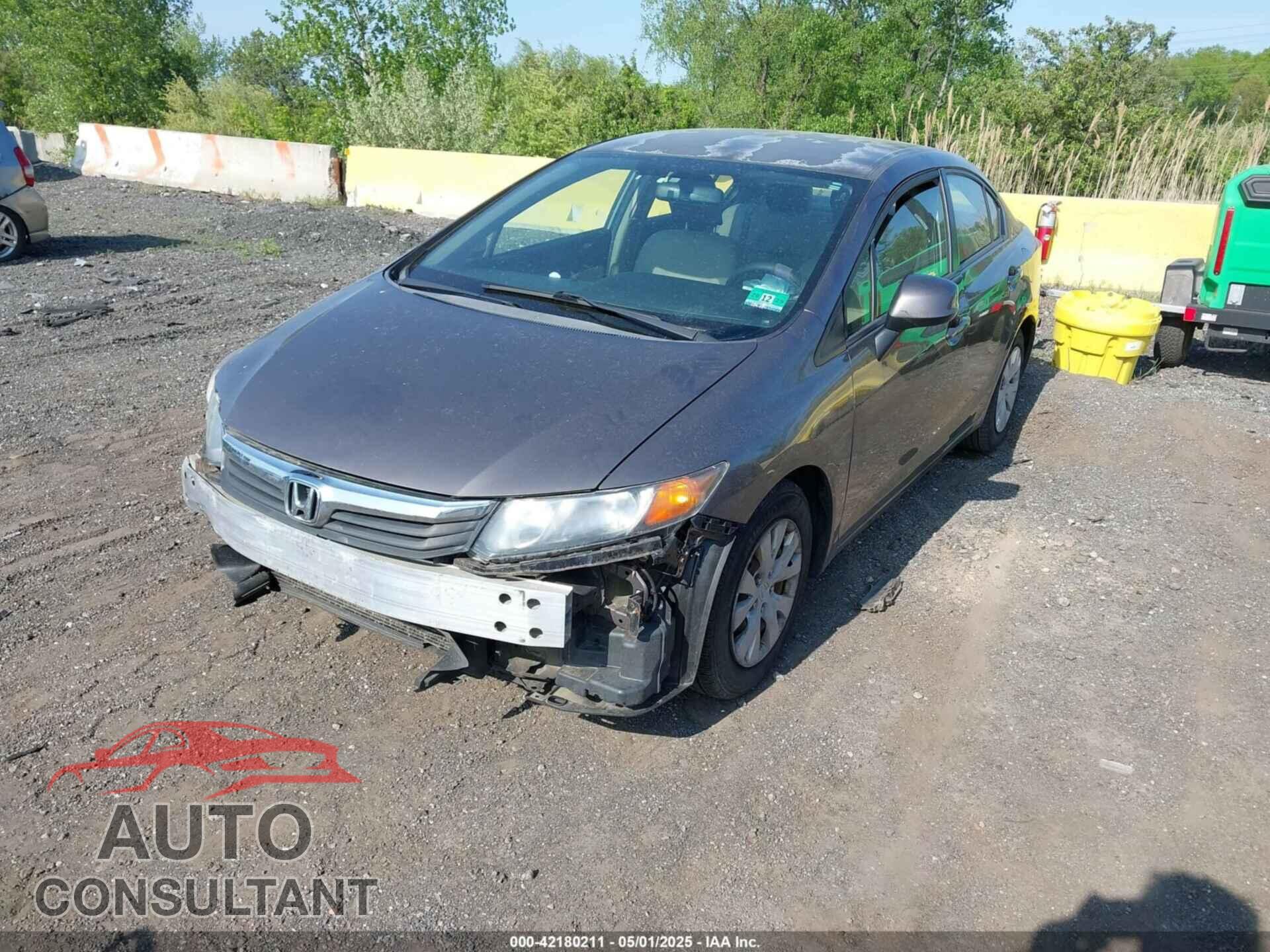 HONDA CIVIC 2012 - 2HGFB2F59CH522856
