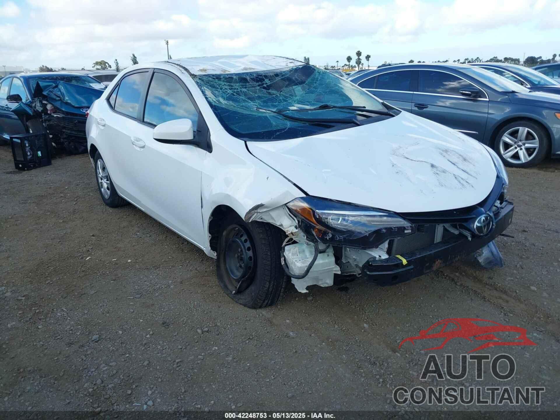 TOYOTA COROLLA 2017 - 5YFBURHE1HP649292