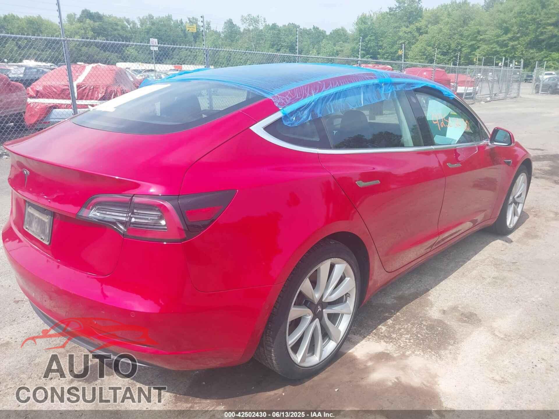 TESLA MODEL 3 2019 - 5YJ3E1EA2KF311424