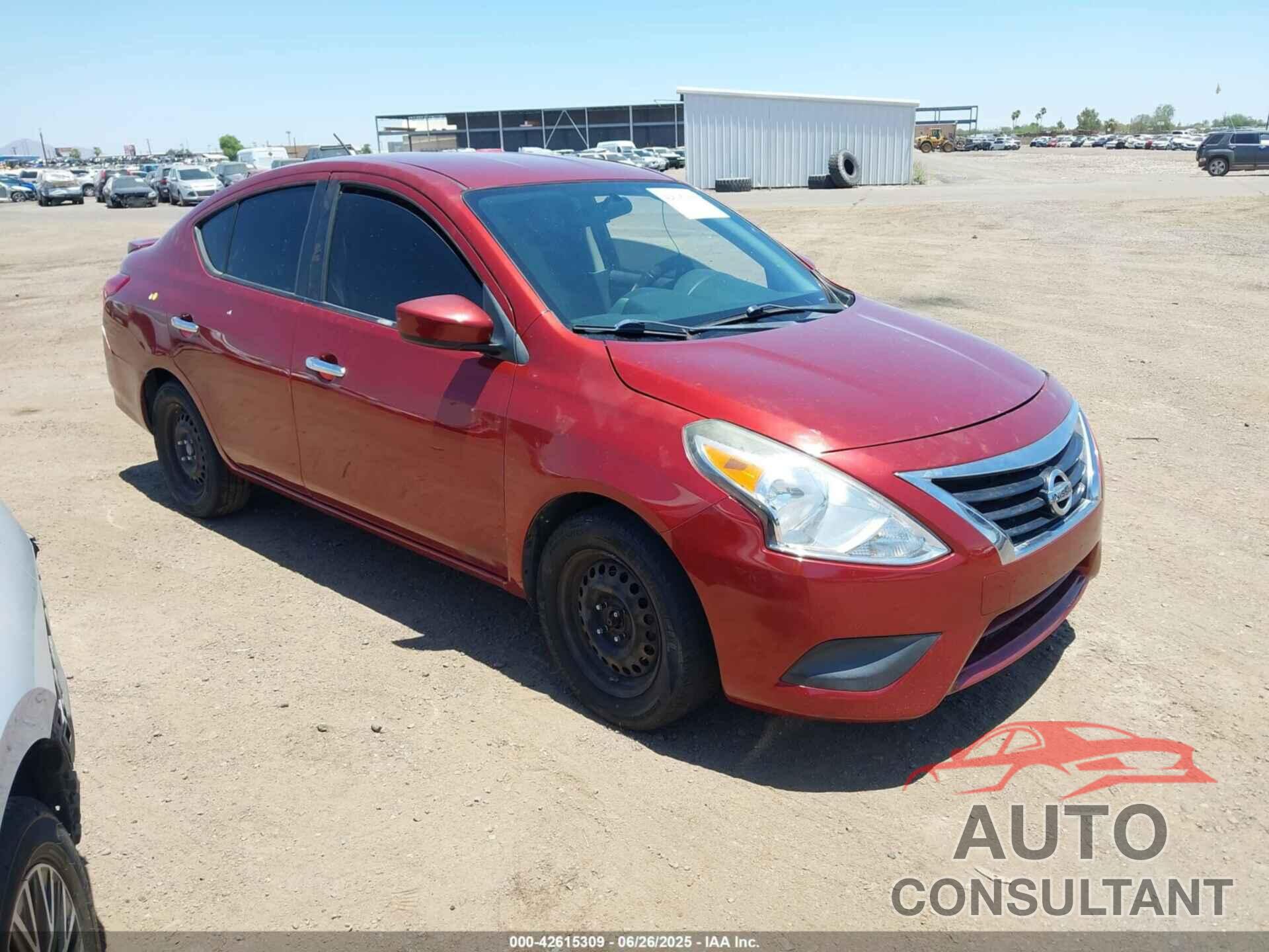 NISSAN VERSA 2016 - 3N1CN7APXGL833260
