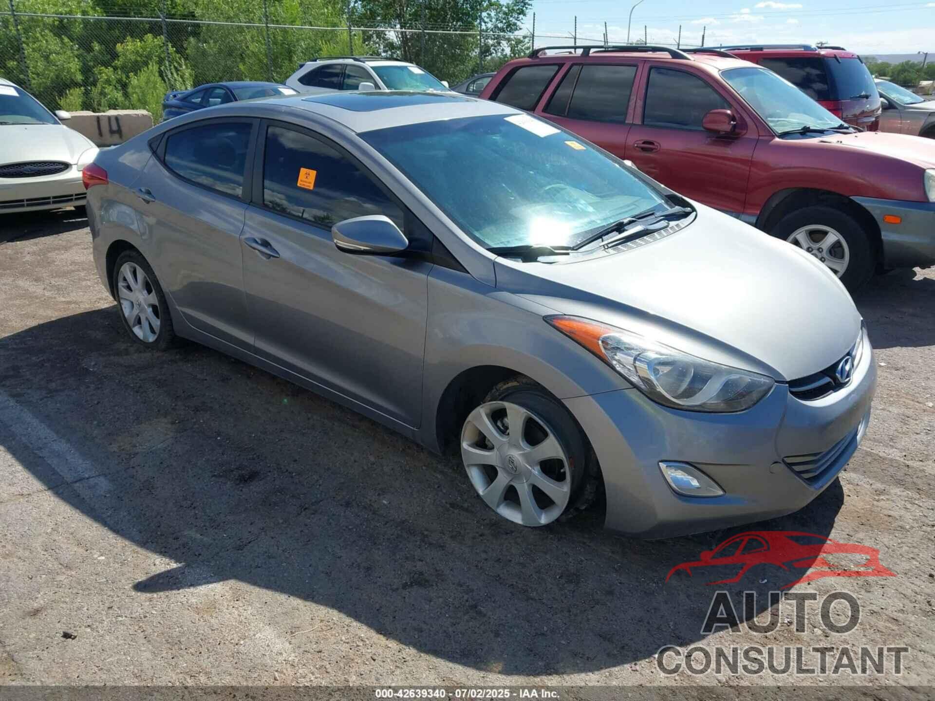 HYUNDAI ELANTRA 2011 - KMHDH4AEXBU081446