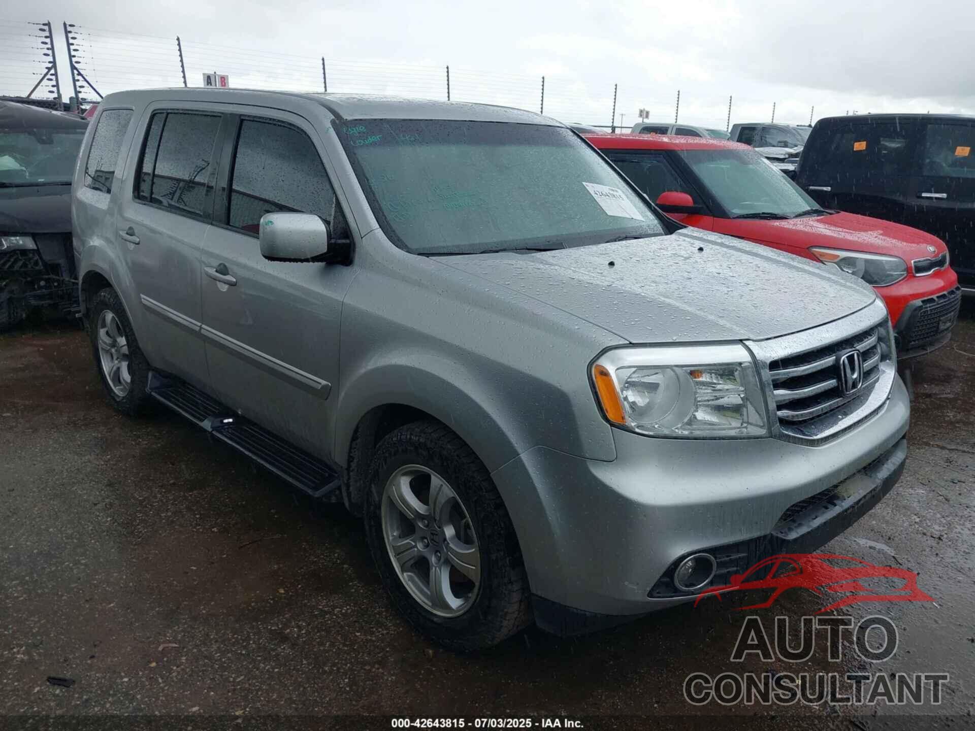 HONDA PILOT 2014 - 5FNYF4H51EB026091