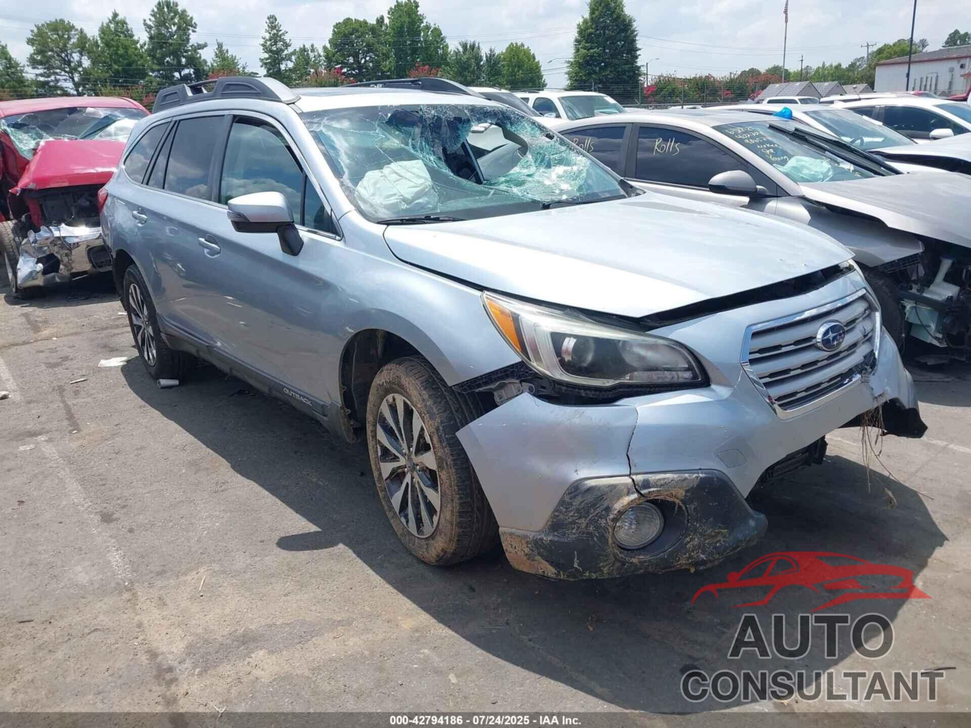 SUBARU OUTBACK 2016 - 4S4BSBNCXG3265434