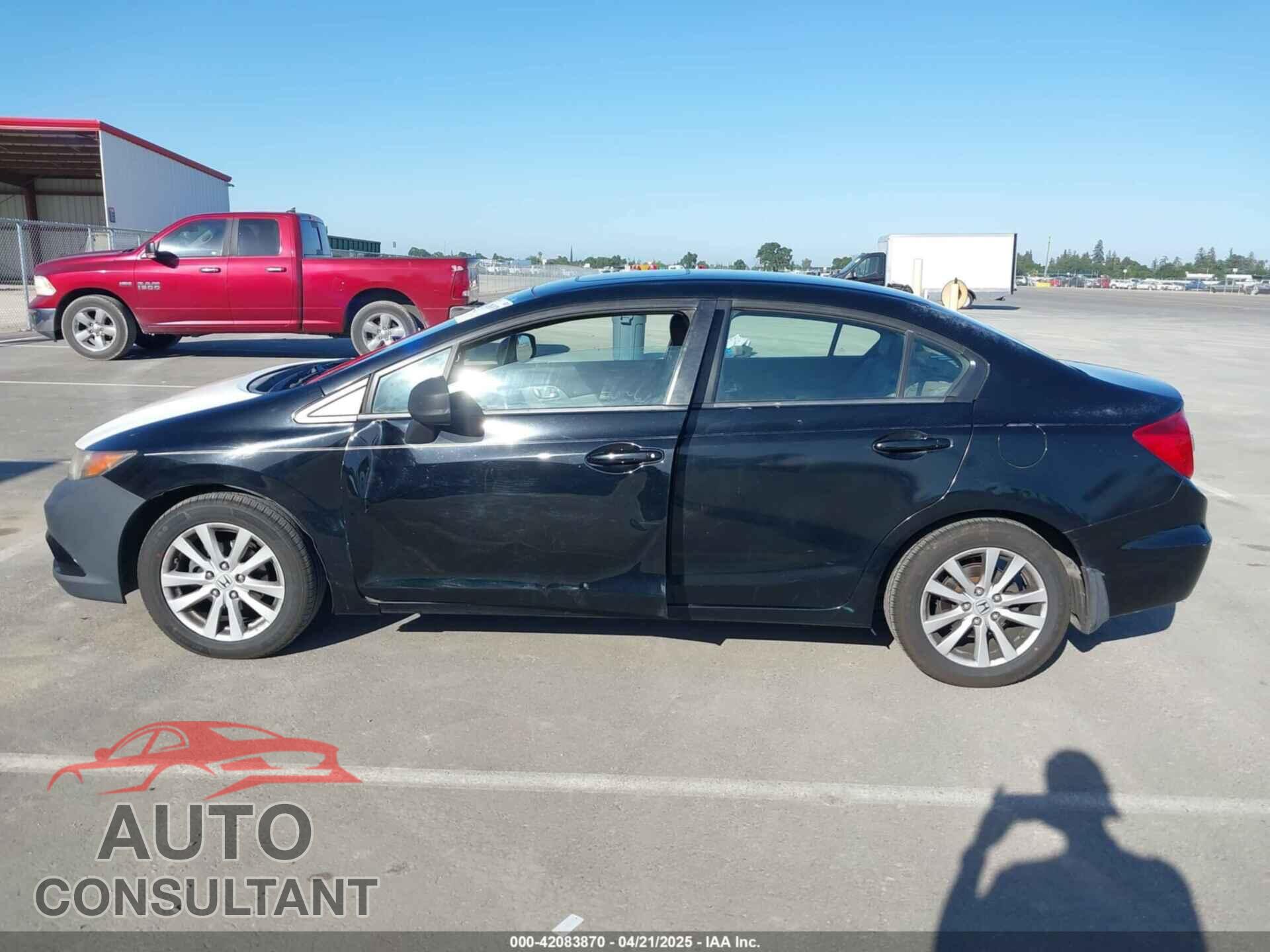 HONDA CIVIC 2012 - 2HGFB2F93CH509782
