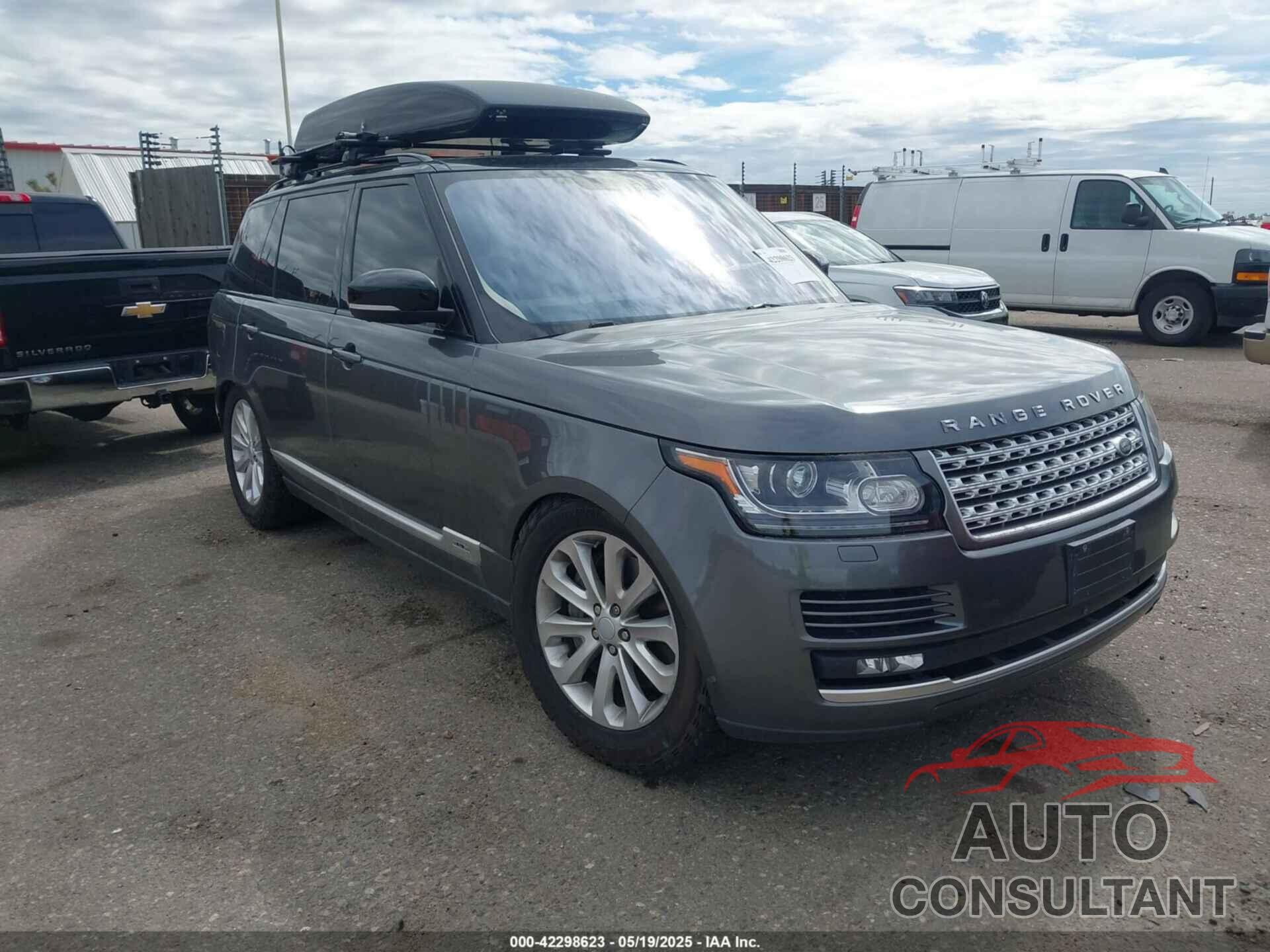 LAND ROVER RANGE ROVER 2016 - SALGS3EF8GA257203