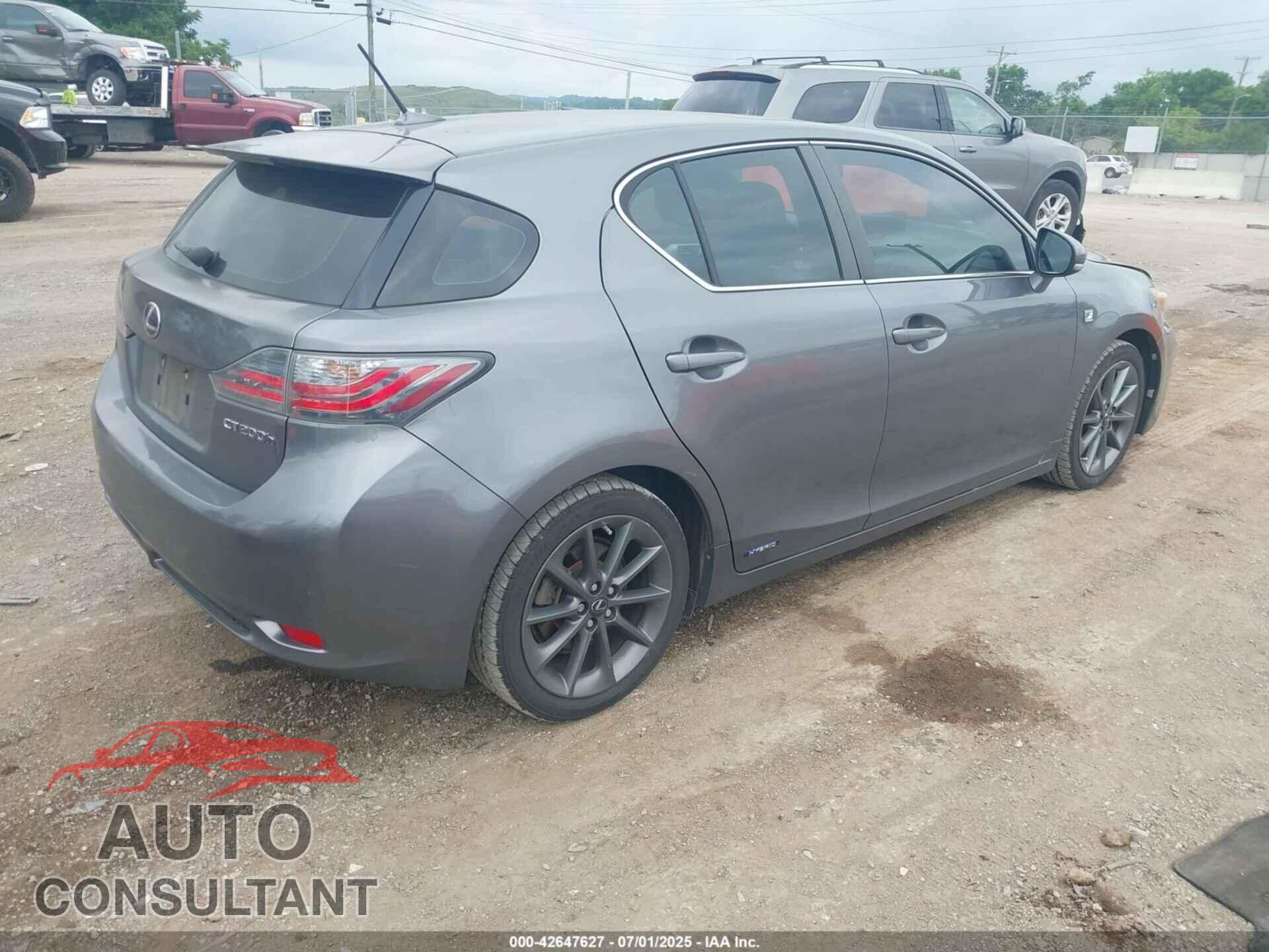 LEXUS CT 200H 2012 - JTHKD5BH3C2064487