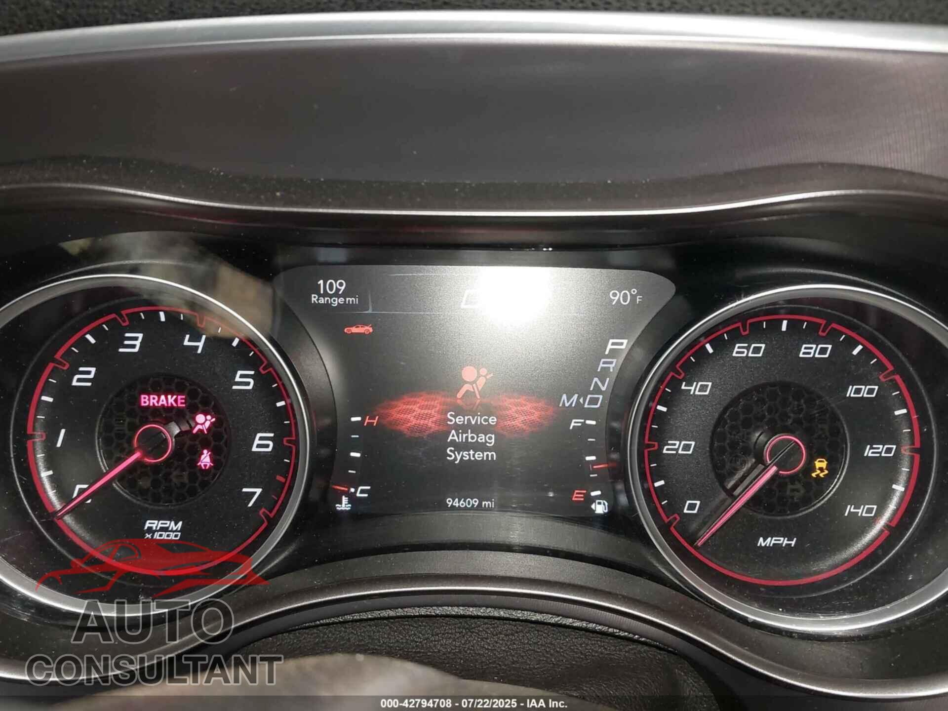 DODGE CHARGER 2019 - 2C3CDXBG2KH695377