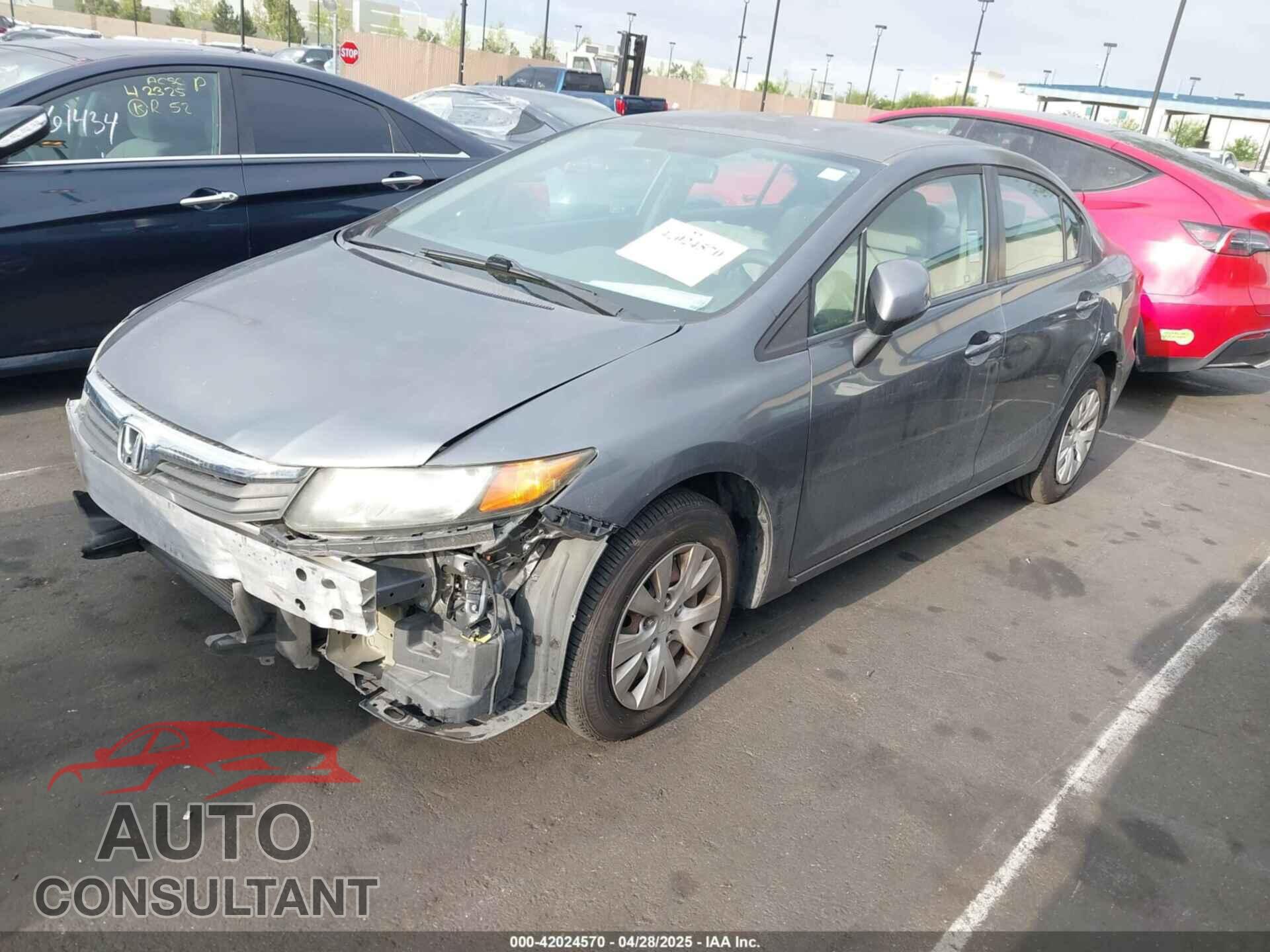 HONDA CIVIC 2012 - 19XFB2F53CE380398