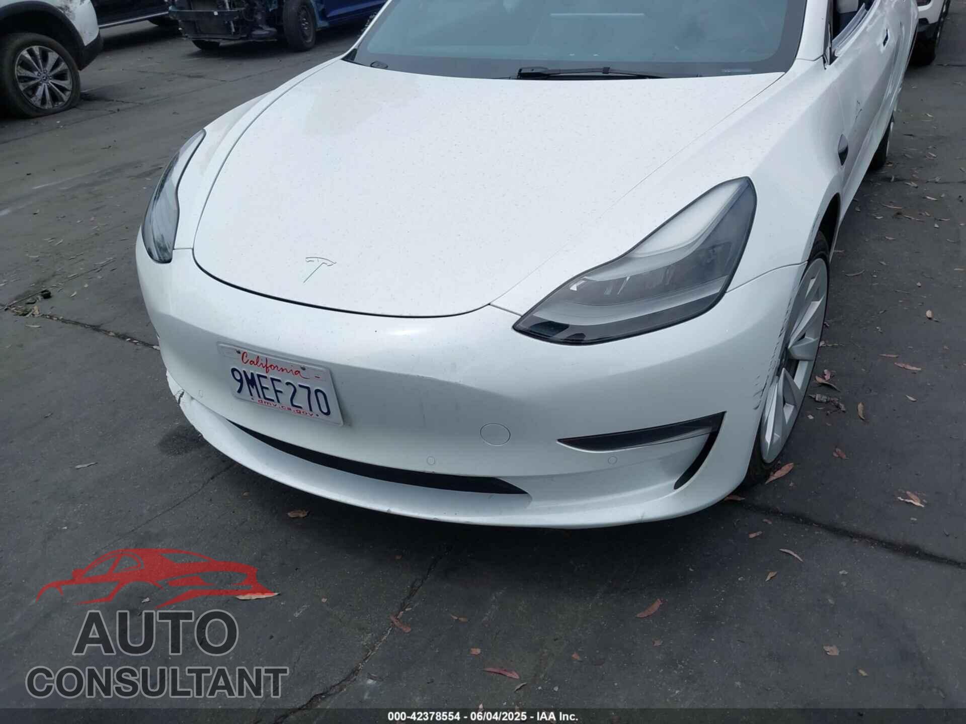 TESLA MODEL 3 2022 - 5YJ3E1EA3NF142759