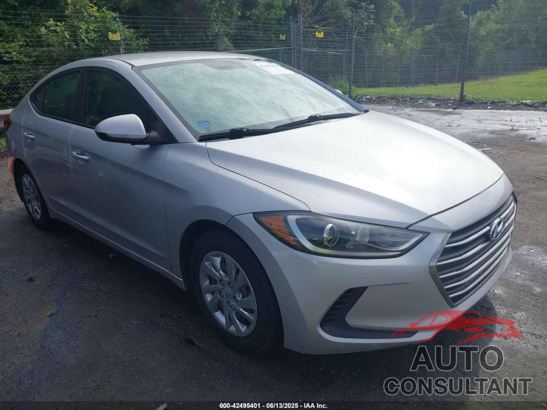 HYUNDAI ELANTRA 2017 - KMHD74LF7HU099517