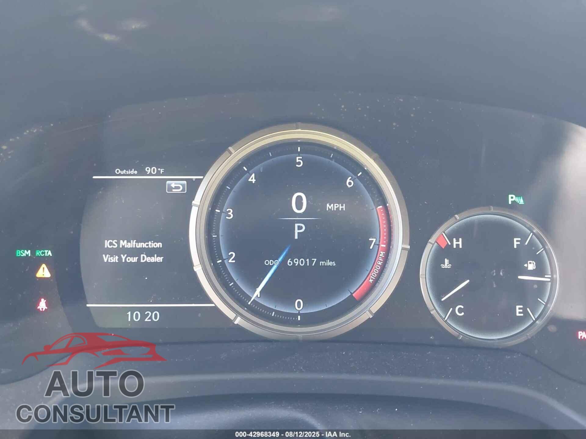 LEXUS RX 350 2017 - 2T2BZMCA6HC098104