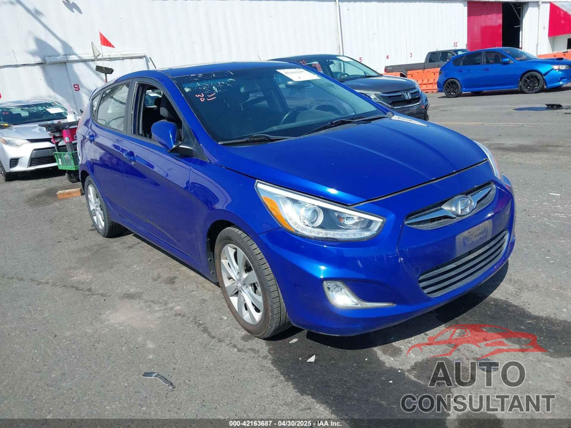 HYUNDAI ACCENT 2014 - KMHCU5AE6EU160100