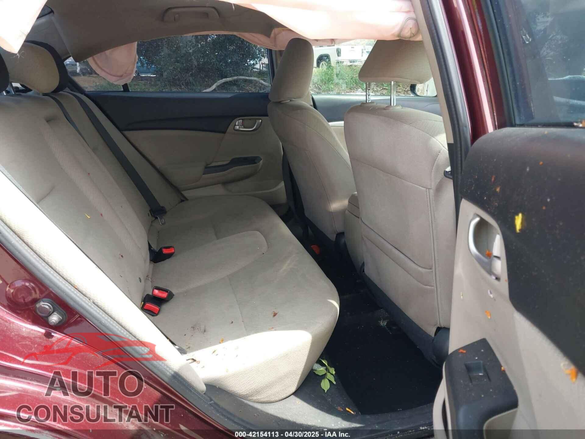 HONDA CIVIC 2013 - 19XFB2F81DE200122