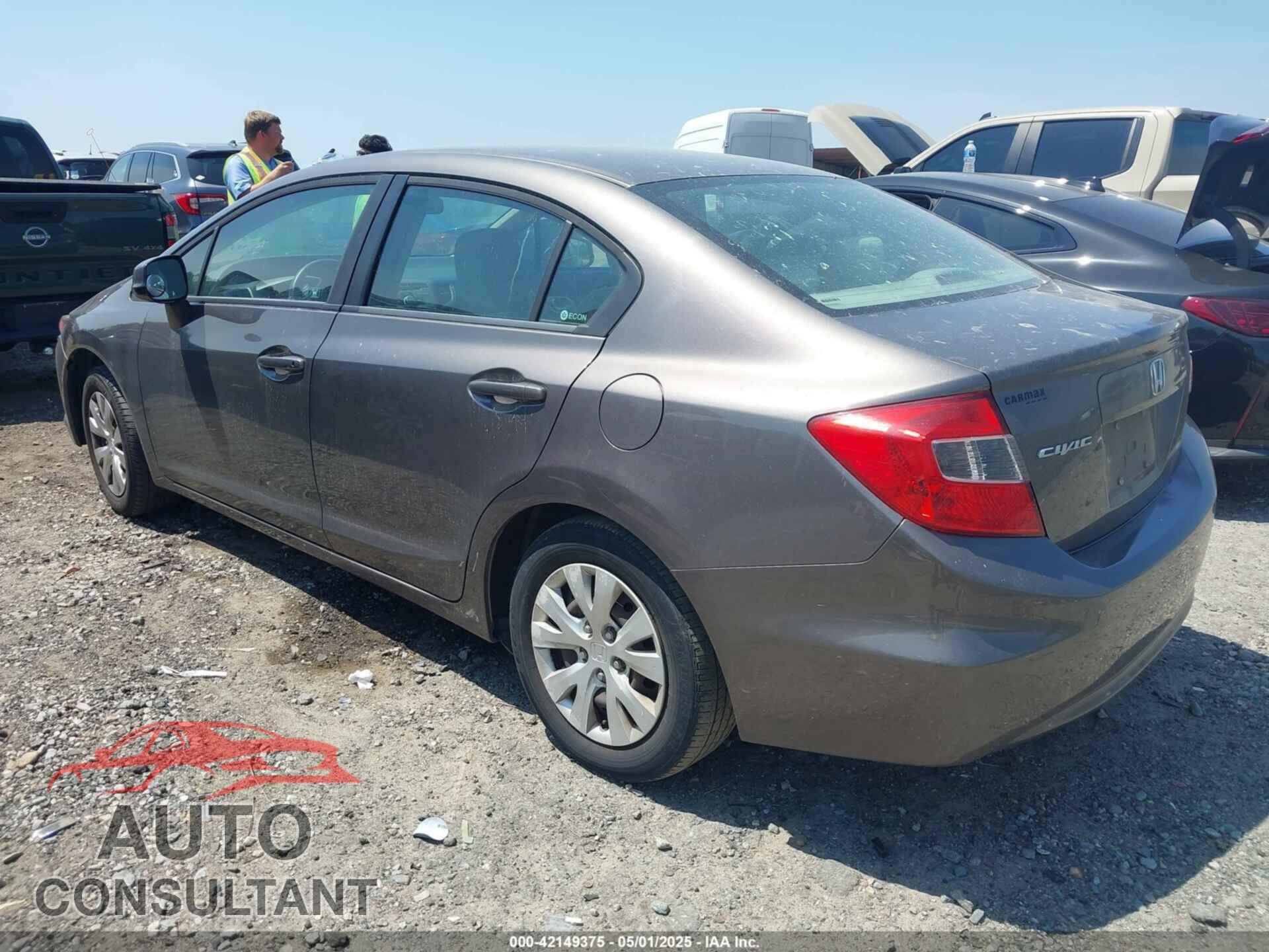 HONDA CIVIC 2012 - 19XFB2F52CE076933