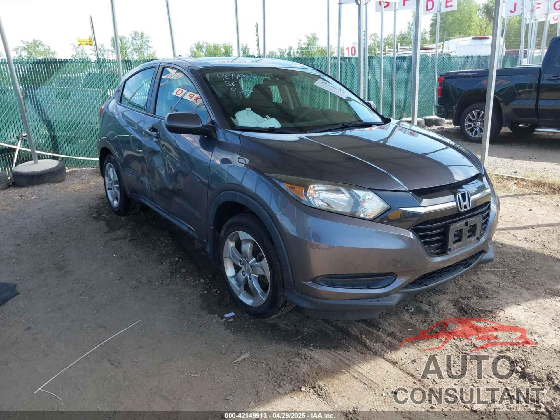 HONDA HR-V 2018 - 3CZRU6H36JM732073