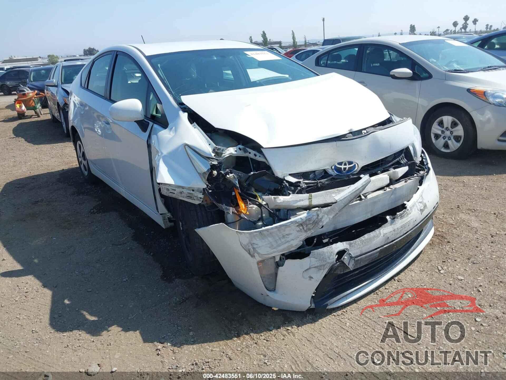 TOYOTA PRIUS 2014 - JTDKN3DU3E0387529