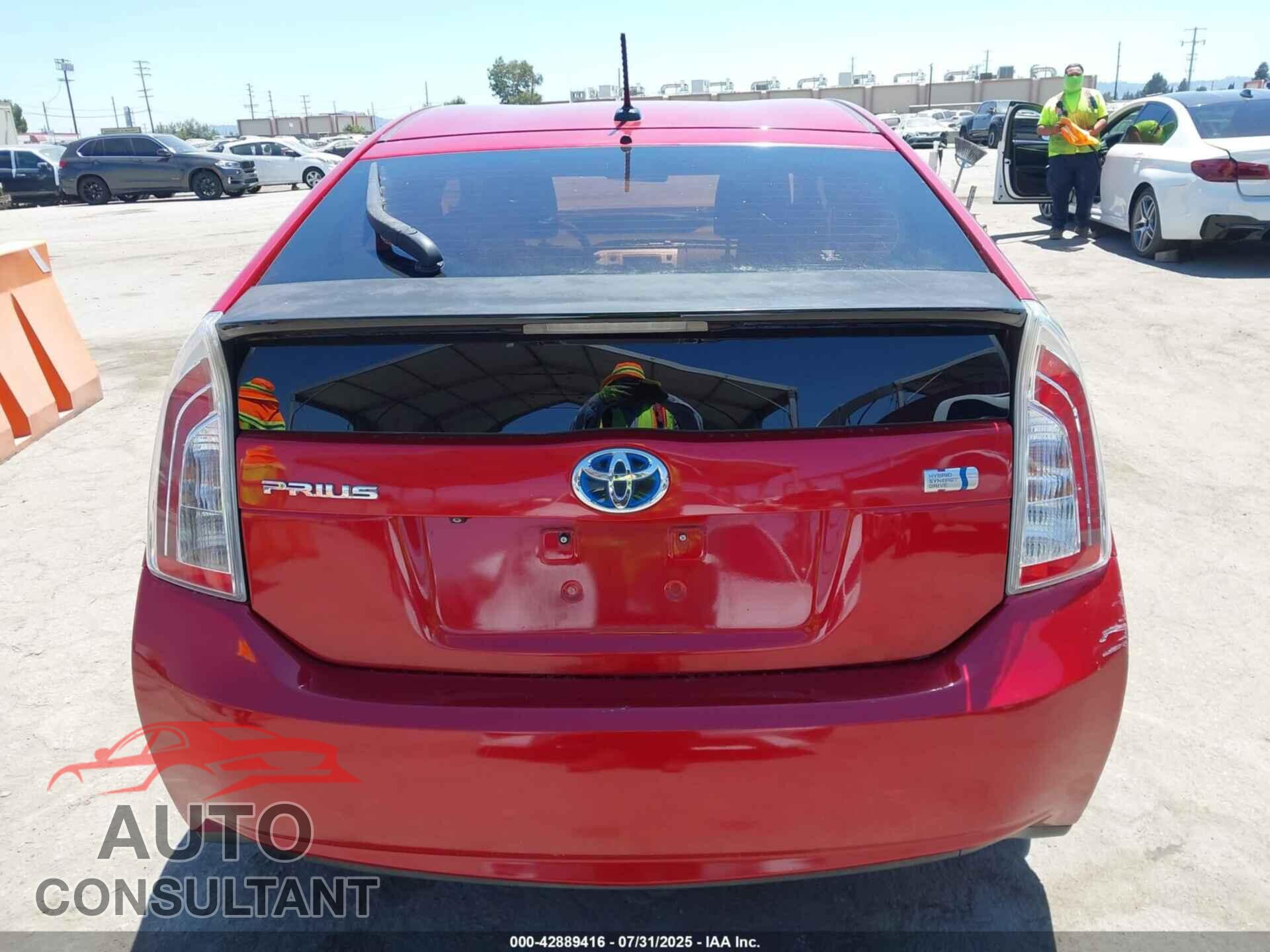 TOYOTA PRIUS 2013 - JTDKN3DU6D0353440