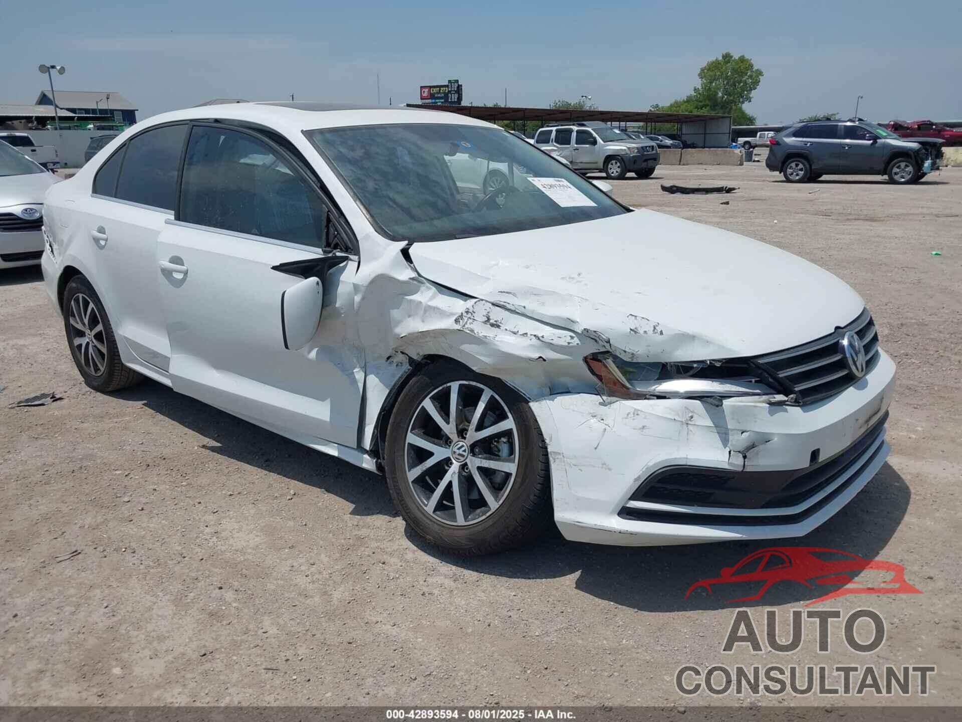 VOLKSWAGEN JETTA 2017 - 3VWDB7AJ2HM377446