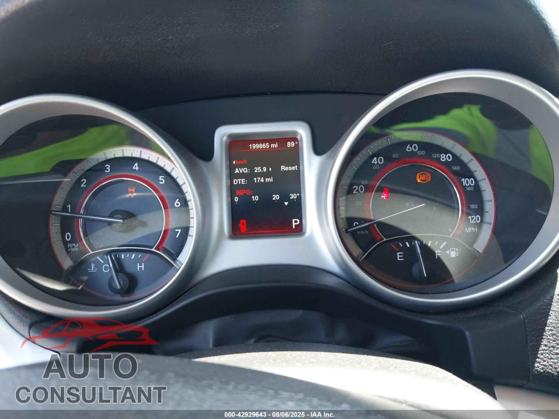 DODGE JOURNEY 2015 - 3C4PDCAB8FT714152