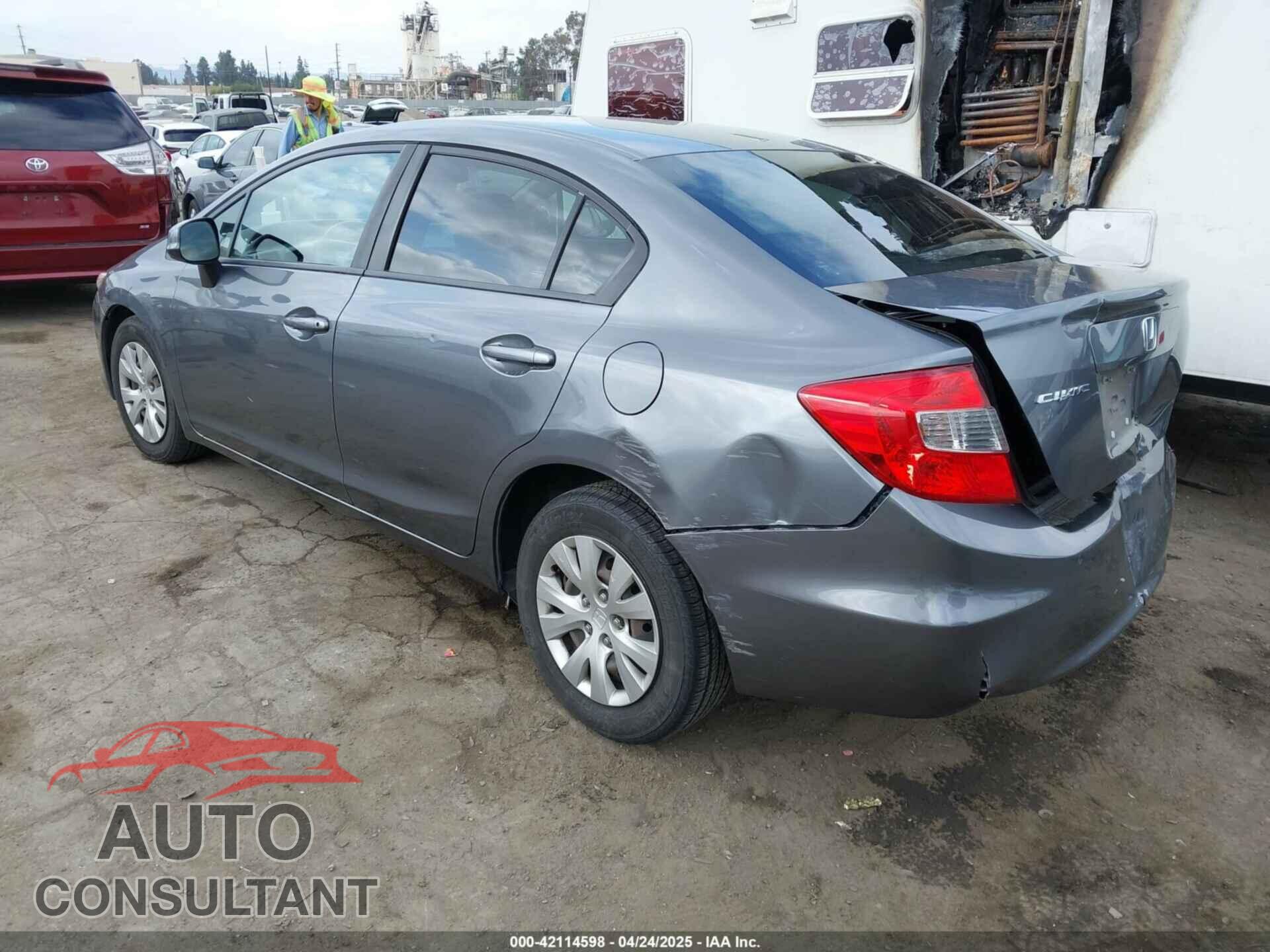 HONDA CIVIC 2012 - 19XFB2F54CE388039