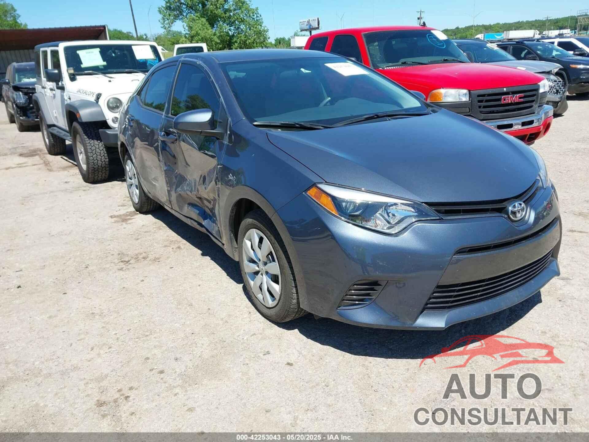 TOYOTA COROLLA 2016 - 5YFBURHE7GP537420