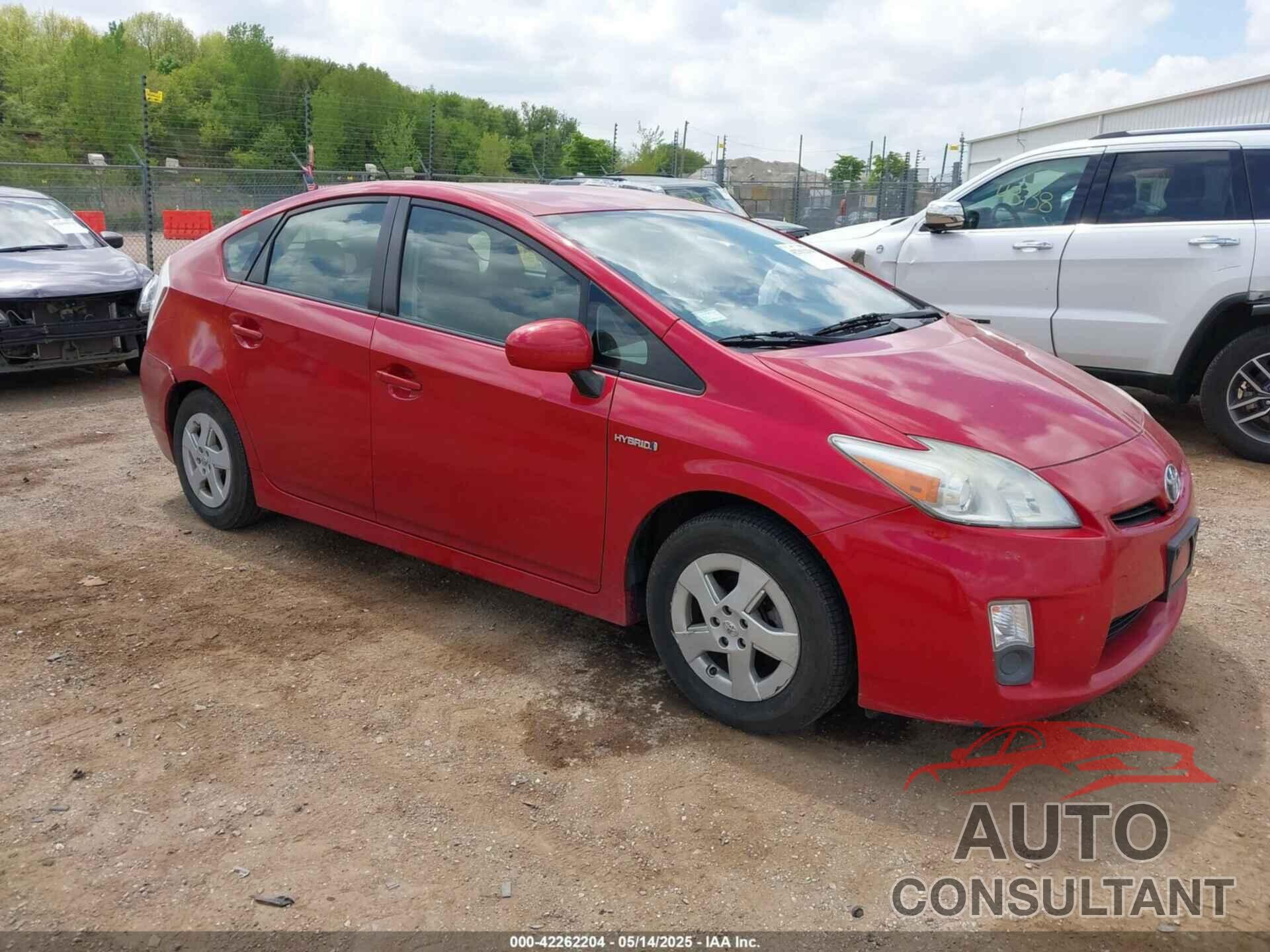 TOYOTA PRIUS 2011 - JTDKN3DU9B5334364
