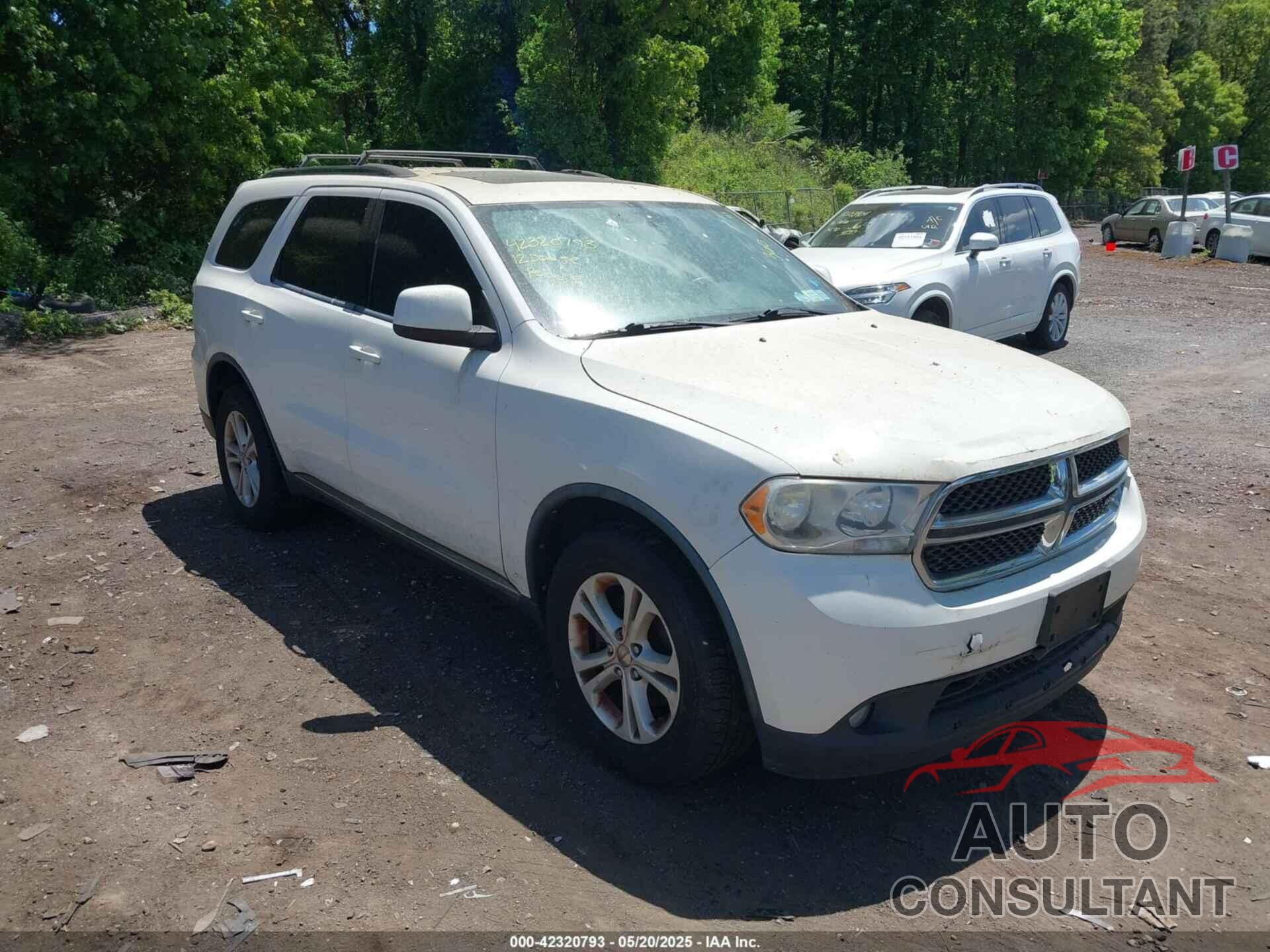 DODGE DURANGO 2012 - 1C4RDJAG1CC122253