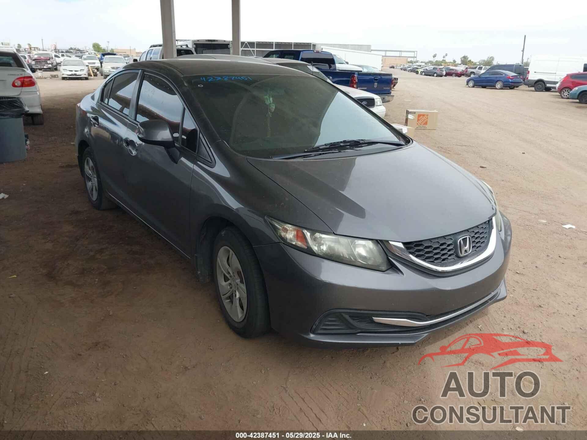 HONDA CIVIC 2013 - 2HGFB2F50DH523511