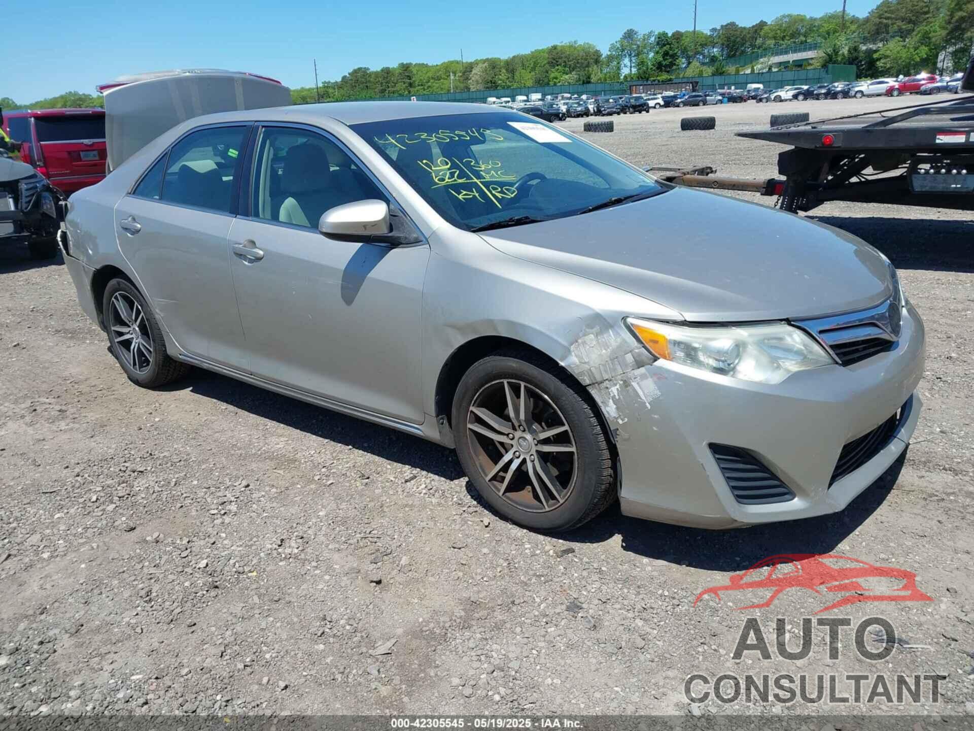 TOYOTA CAMRY 2013 - 4T4BF1FK1DR328033