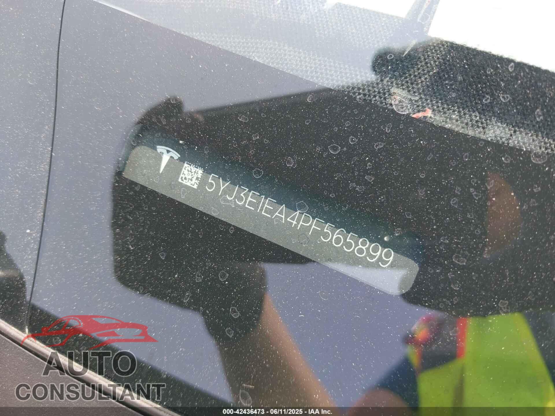 TESLA MODEL 3 2023 - 5YJ3E1EA4PF565899