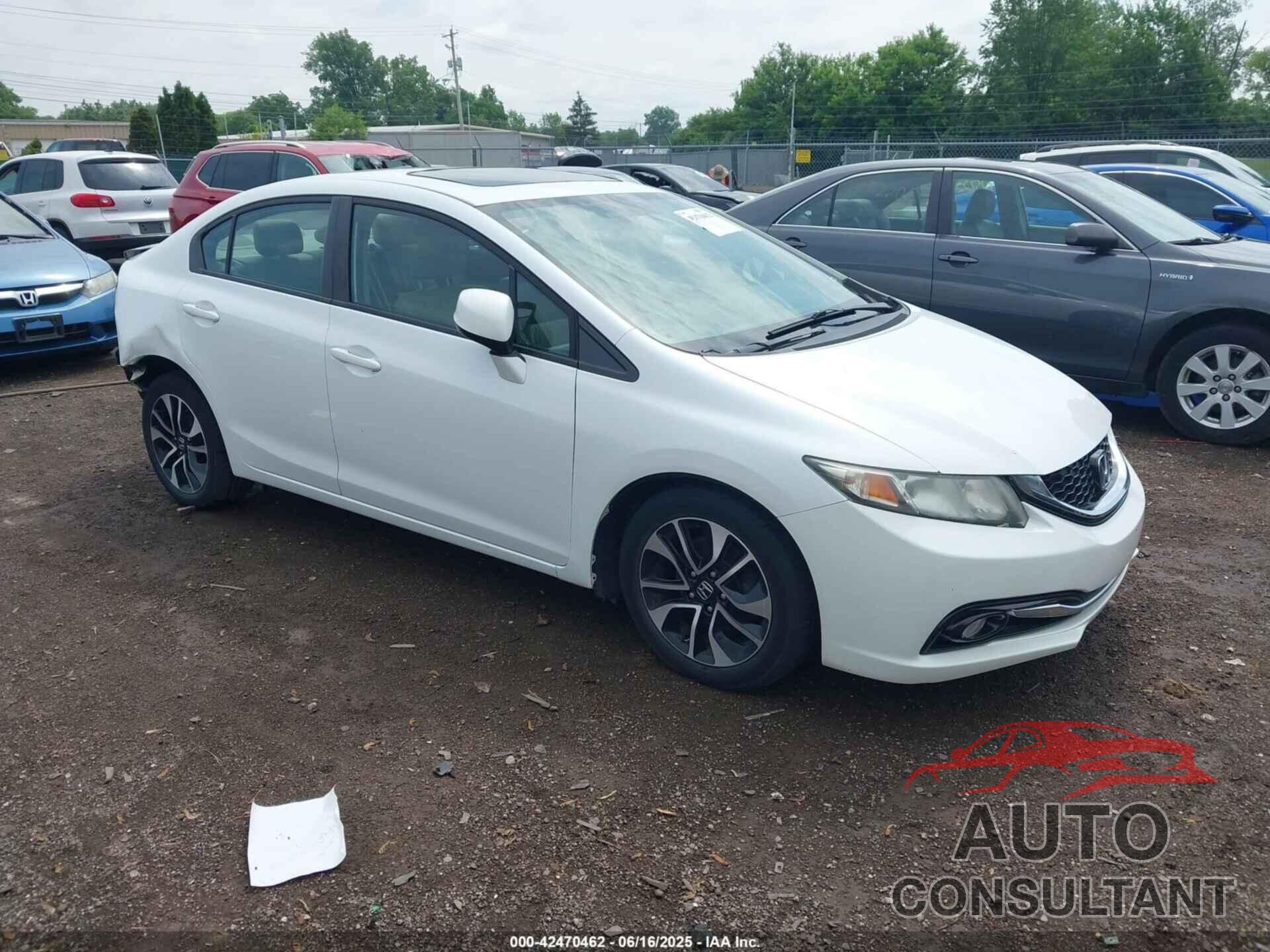 HONDA CIVIC 2013 - 19XFB2F90DE007808