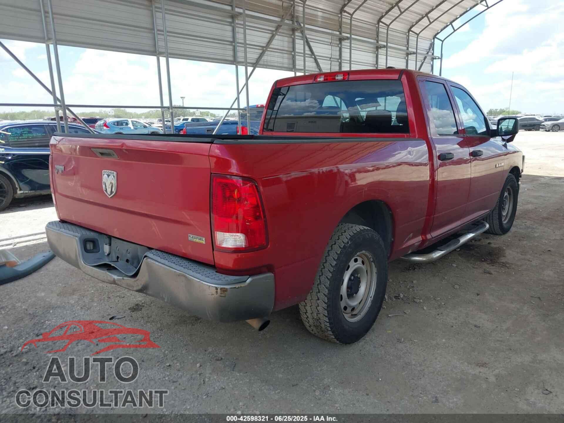 DODGE RAM 1500 2010 - 1D7RB1GPXAS112245